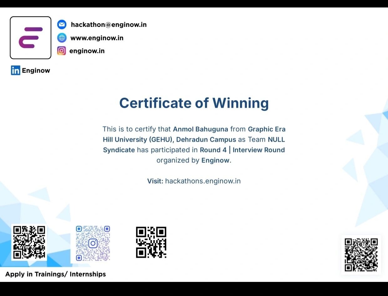 DevFusion Hackathon certificate or event image